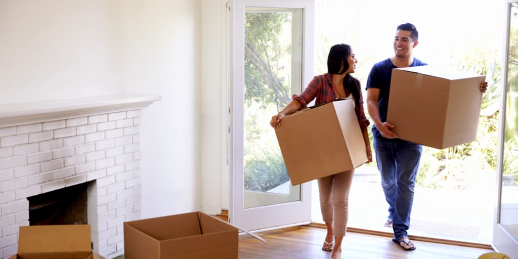 couple moving into new house