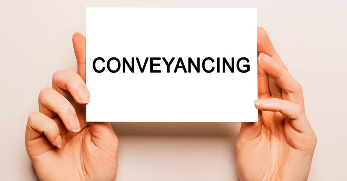 conveyancing sign